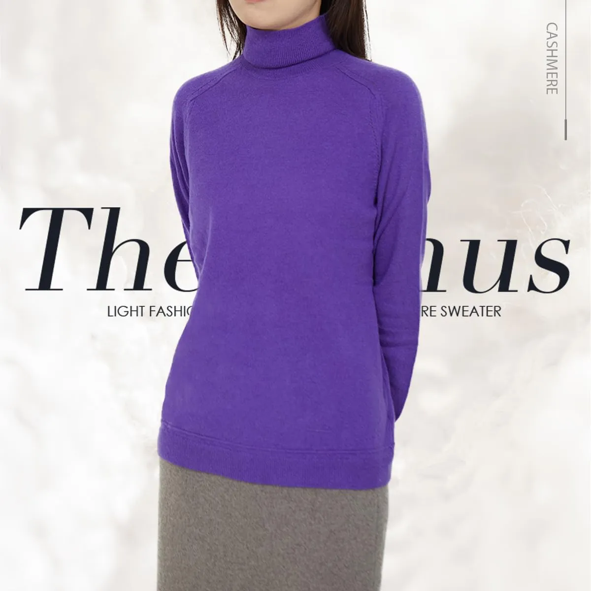 Cashmere Sweaters for Women,100% Cashmere Long Sleeve Sweaters Crew Neck Solid Pullover Jumpers Tops