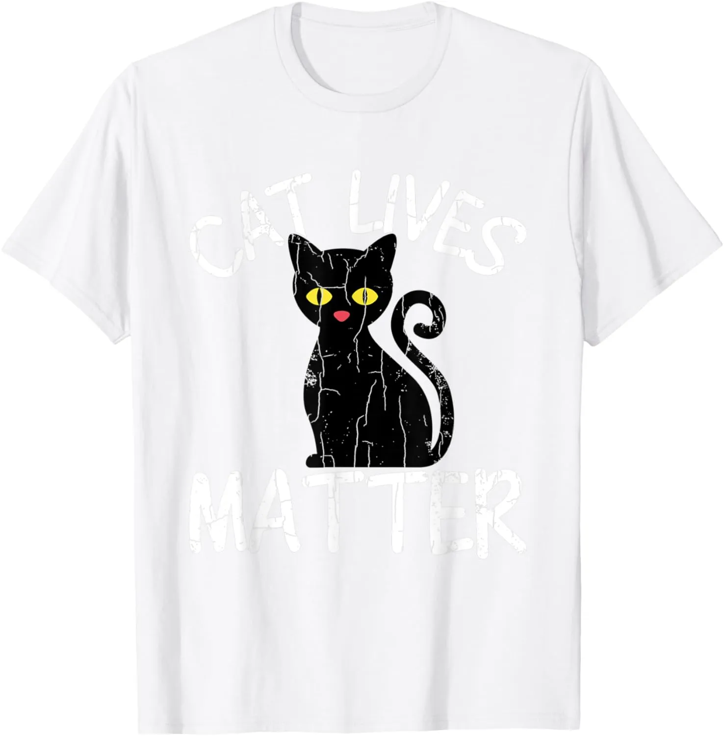 Cat Lives Matter Funny Cats Pet Owner Lover Graphic T-Shirt