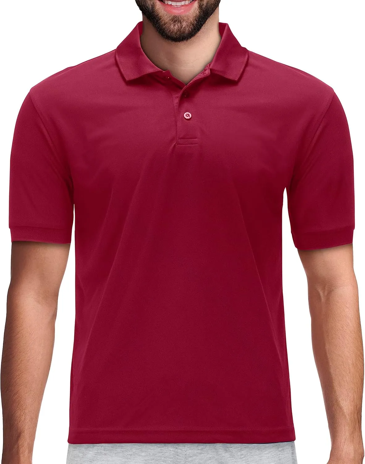 Premium Wear Men's High Moisture Wicking Polo T Shirts