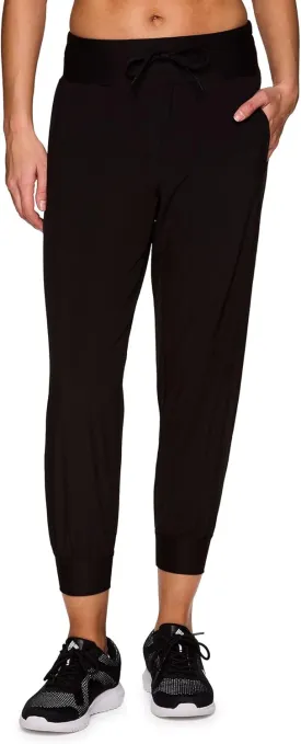 RBX Active Women's Relaxed Fit Lightweight Quick Drying Stretch Woven Pants with Pockets
