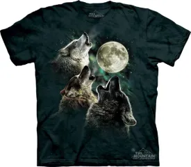 The Mountain Men's Three Wolf Moon Short Sleeve Tee