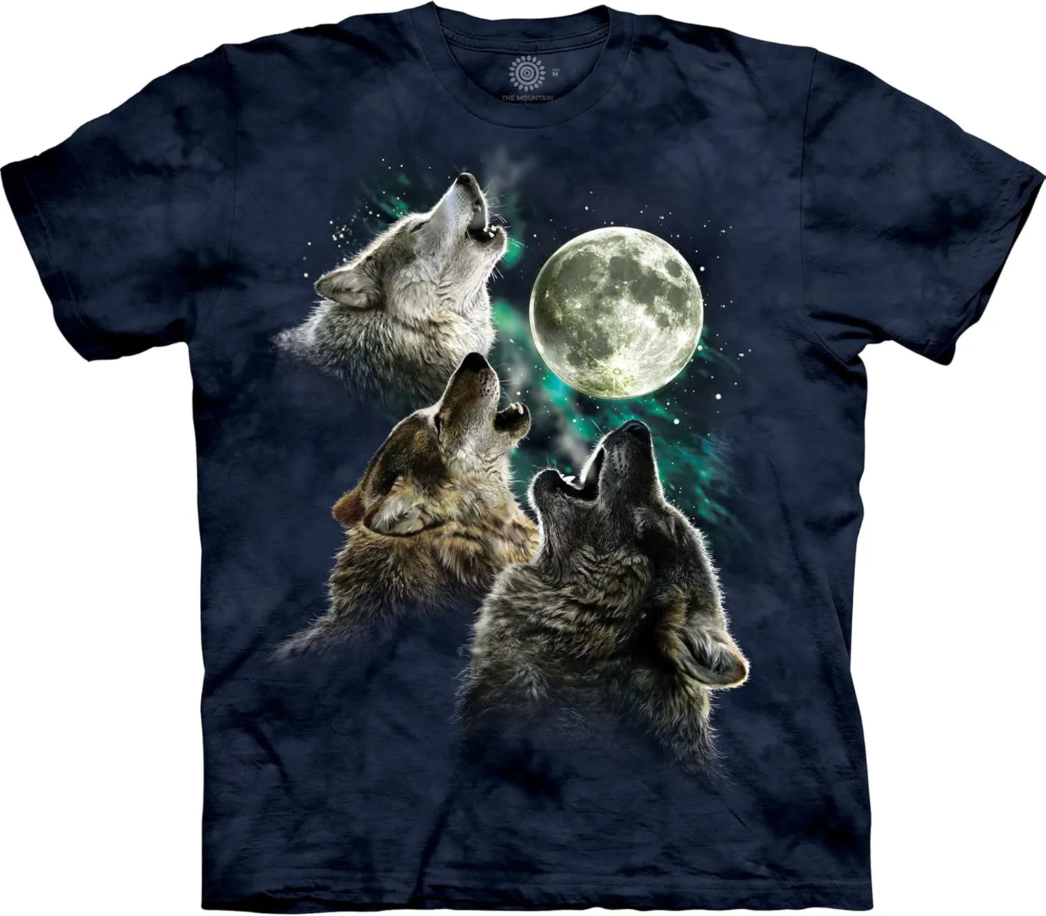 The Mountain Men's Three Wolf Moon Short Sleeve Tee