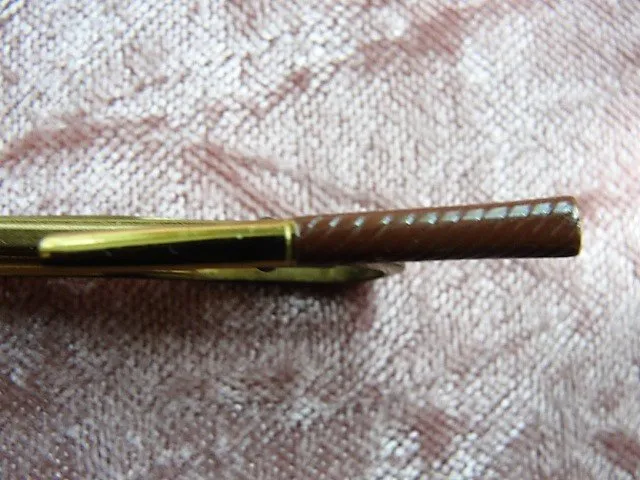 VINTAGE Attractive Golf Club Gents Tie Bar,HICKOK Mens Tie Bar, Quality Gentlemens Tie Accessory, Vintage Jewelry, Collectible Golfing Gift